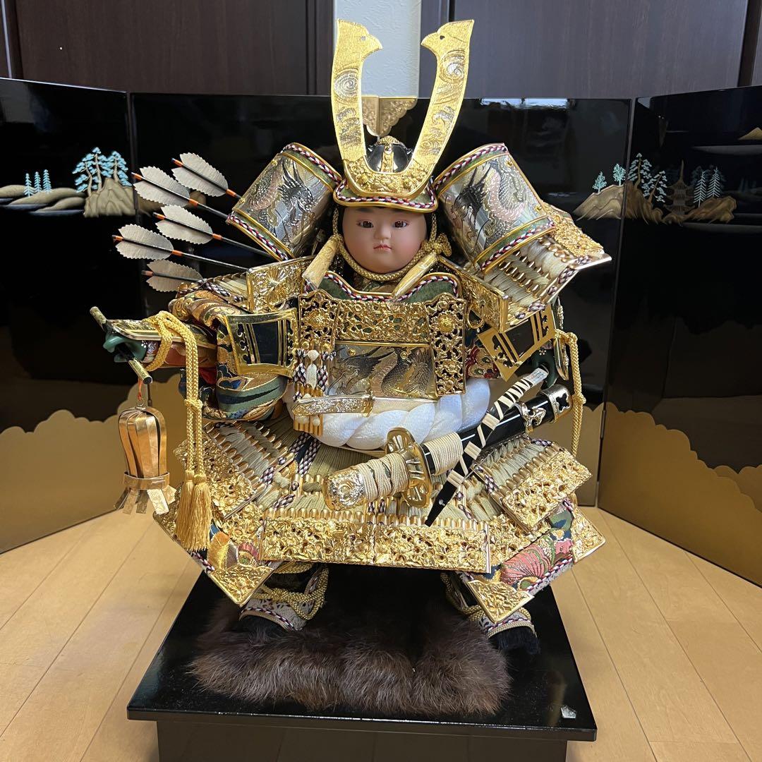 五月人形（彫金萌葱匂大将飾り）