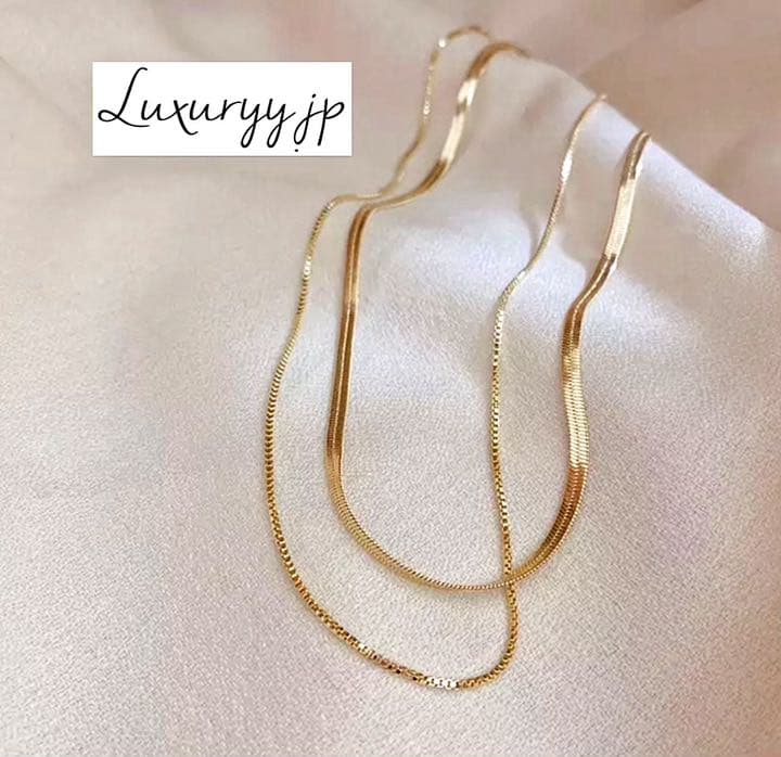 お得100%新品 品質保証 18 Kゴールドの綺麗な鎖骨チェーン欧米の麻花の