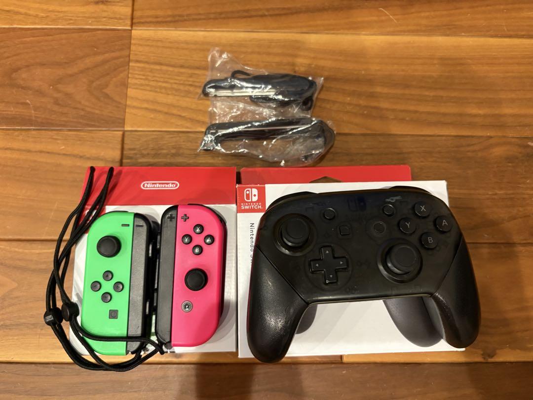 Nintendo Switch 本体、プロコントローラー (一部ジャンク) Nintendo Switch Proコントローラー ブラック 完全ジャンク