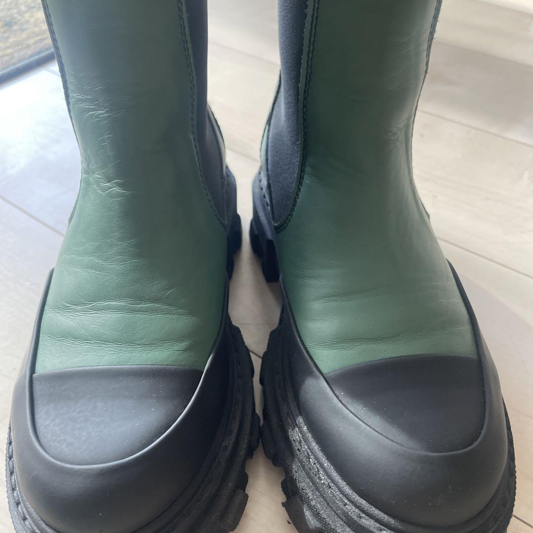 GANNI レザーブーツ　美品