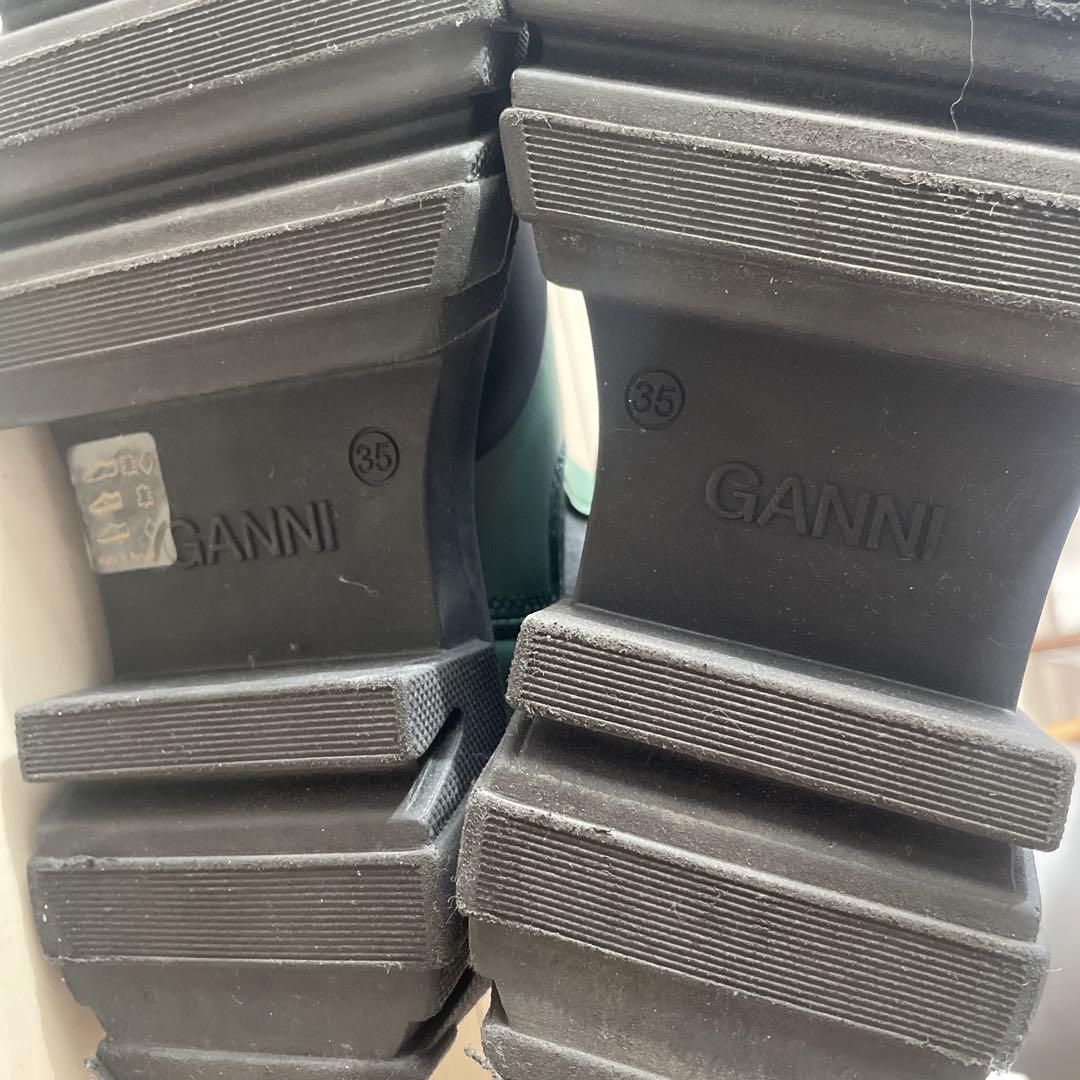 GANNI レザーブーツ　美品