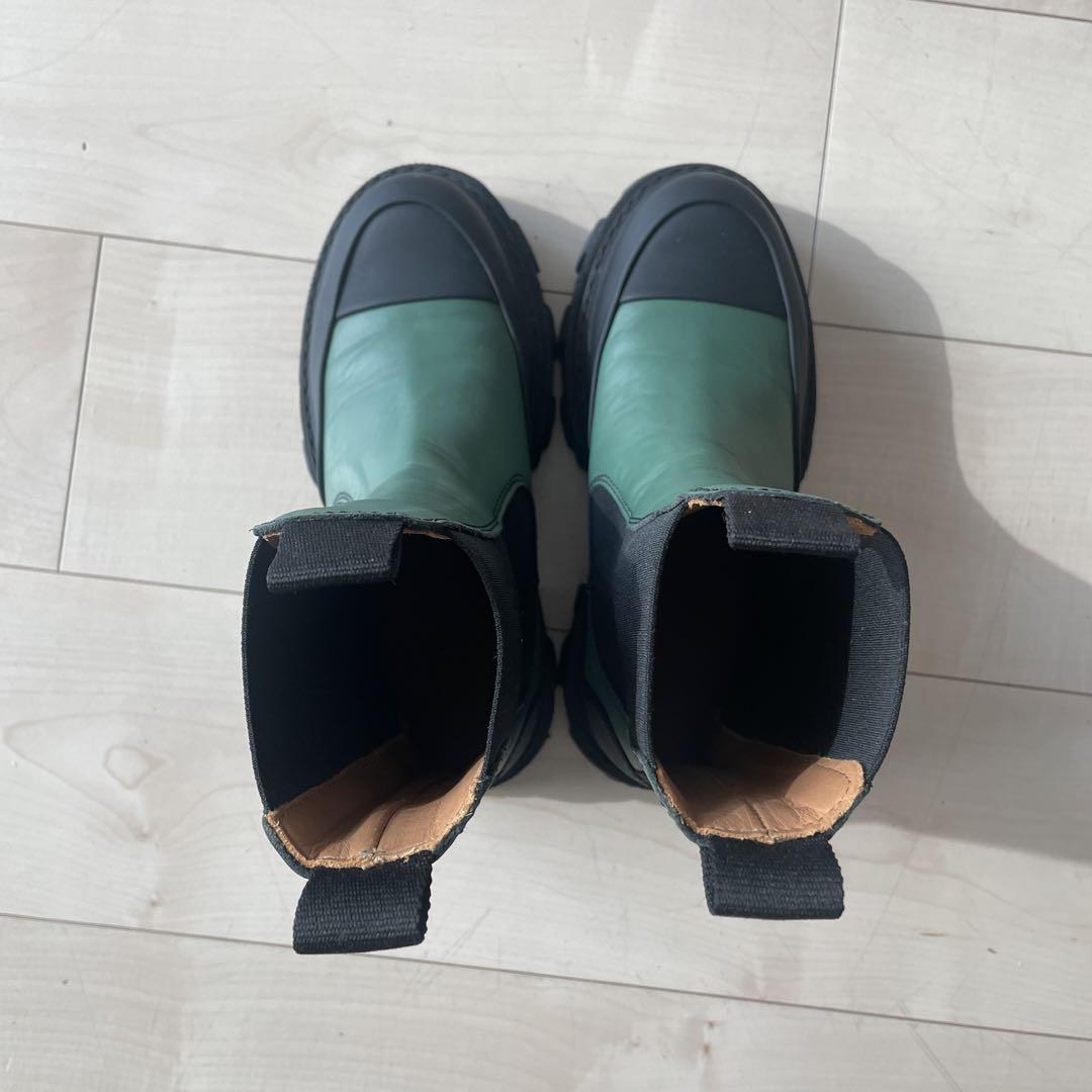 GANNI レザーブーツ　美品