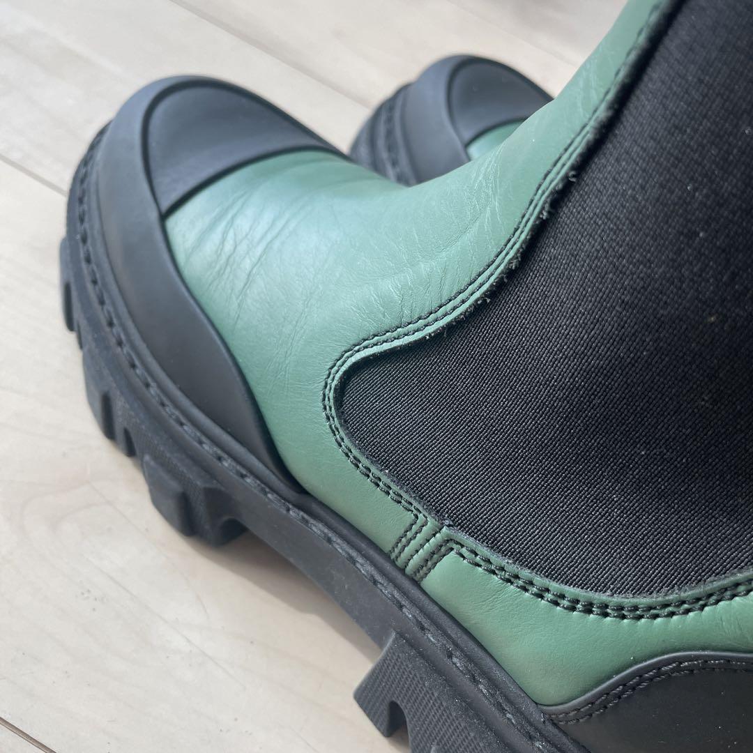 GANNI レザーブーツ　美品