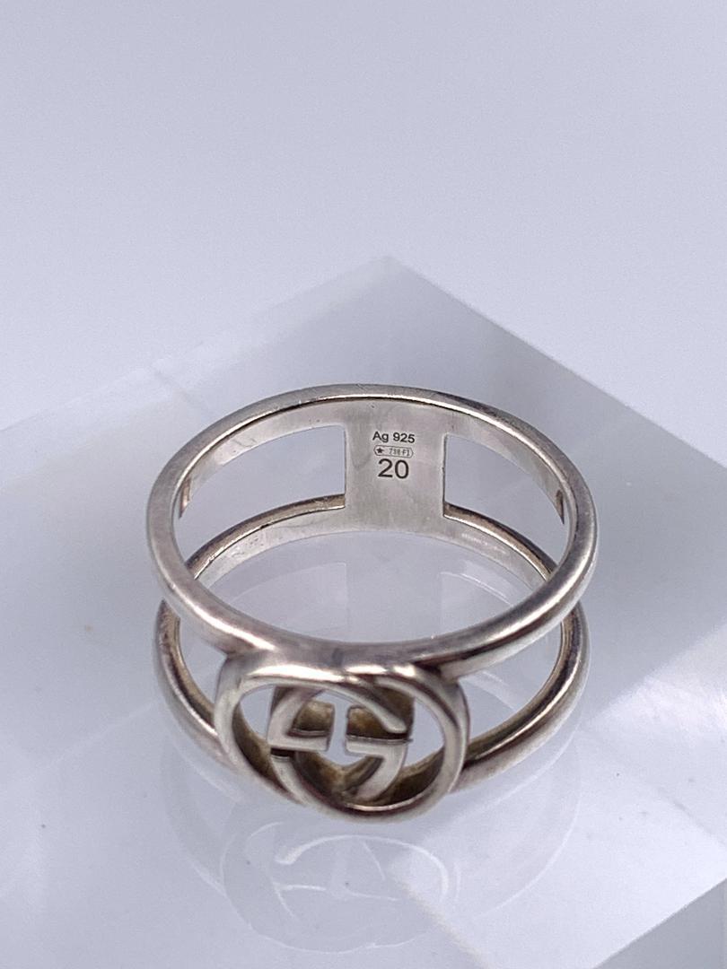 GUCCI グッチ インターロッキングG リング GG シルバー925 20号