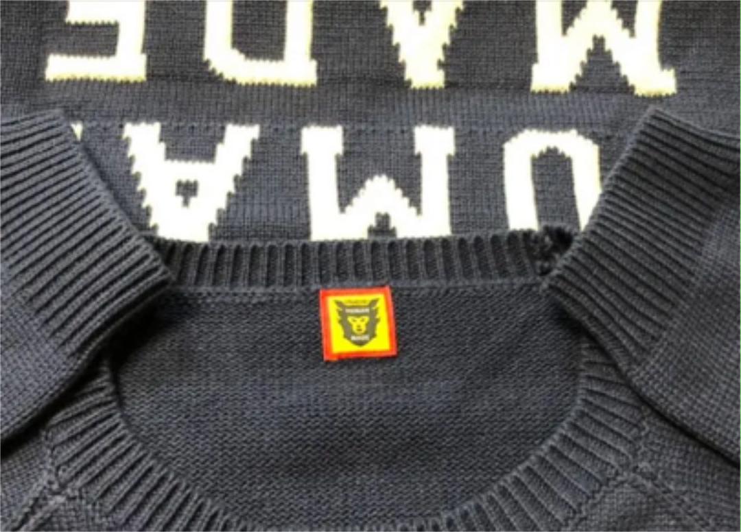 即納格安 HUMAN MADE ニット セーター YdeH1-m38652630378 高評価新作