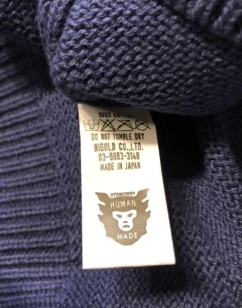 即納格安 HUMAN MADE ニット セーター YdeH1-m38652630378 高評価新作