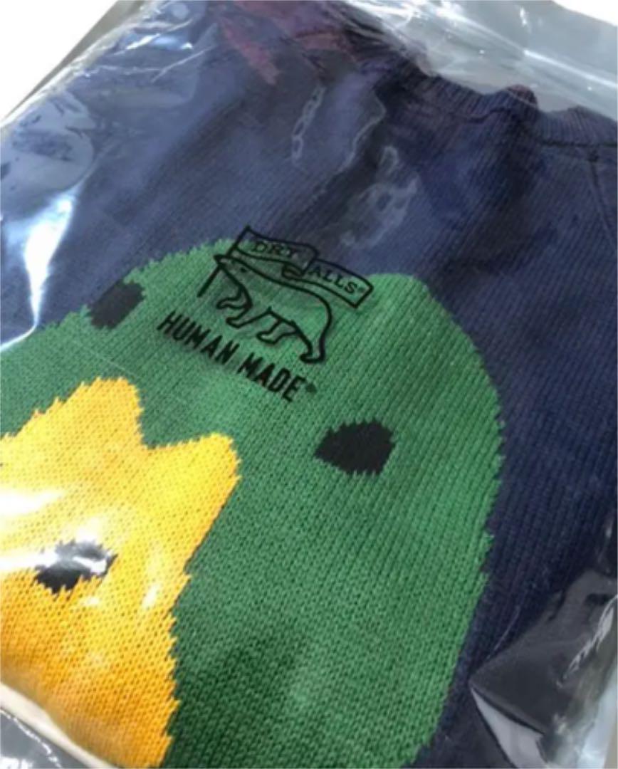 即納格安 HUMAN MADE ニット セーター YdeH1-m38652630378 高評価新作