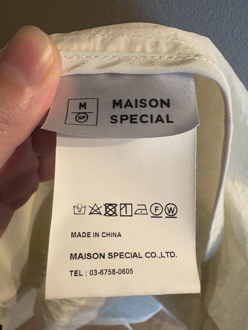 MAISON SPECIAL ボリュームオーバートレンチコート