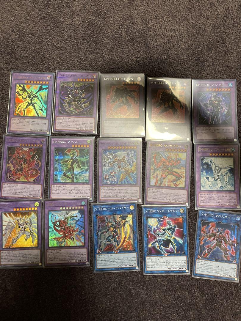 遊戯王　HEROデッキ　エクストラ有り