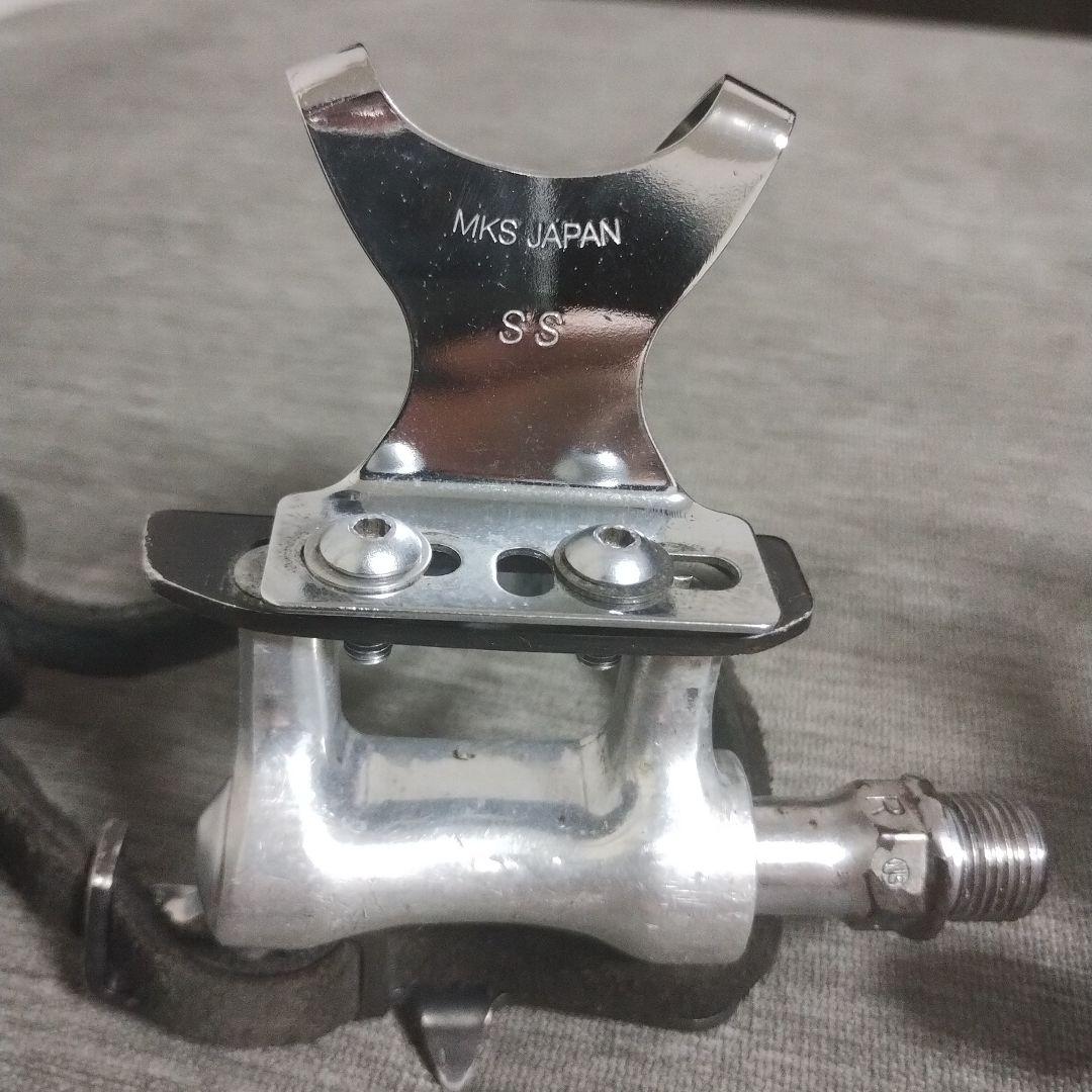 MKS RX-1 ペダル、ストラップ、トュークリップの3点セット