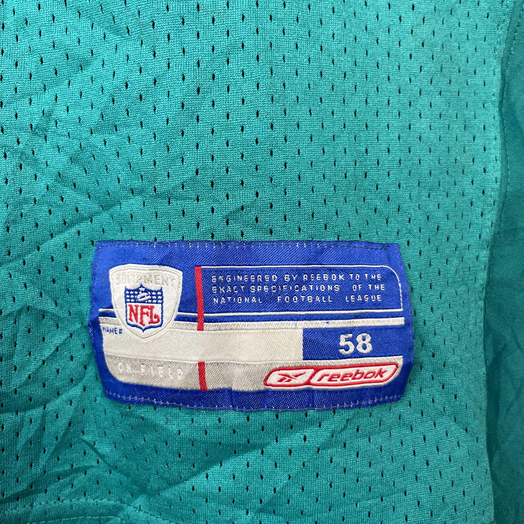 REEBOK NFL ゲームシャツ DOLPHINS ドルフィンズ グリーン - メルカリ