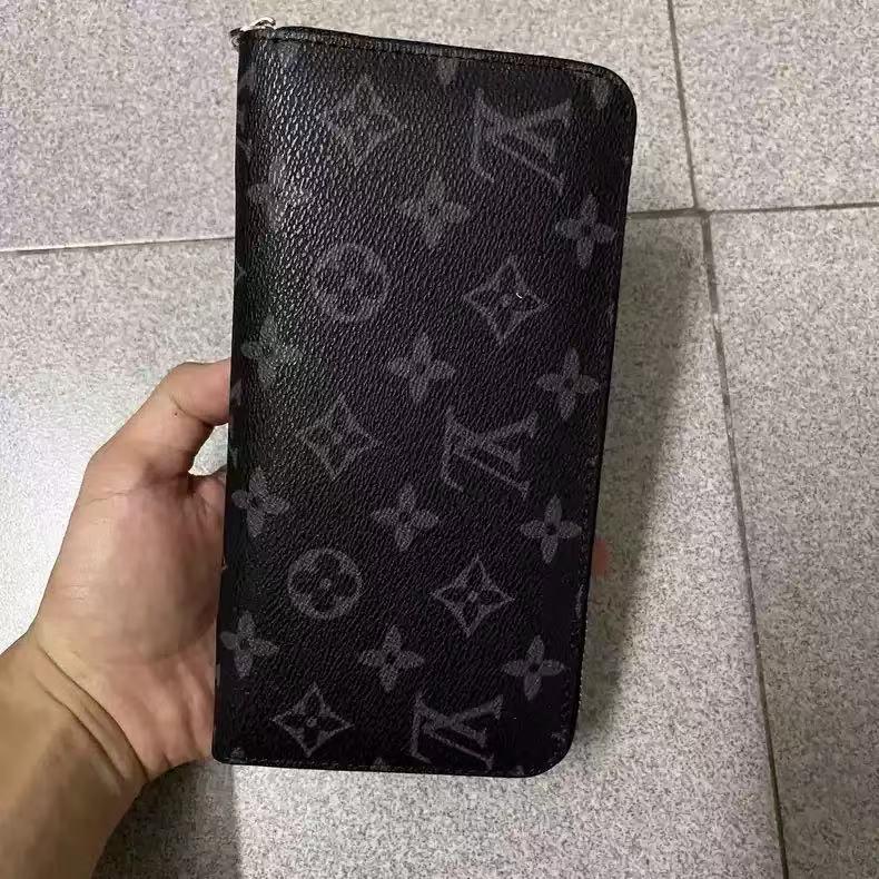 ルイ・ヴィトン ブラック ロングクラシック財布
