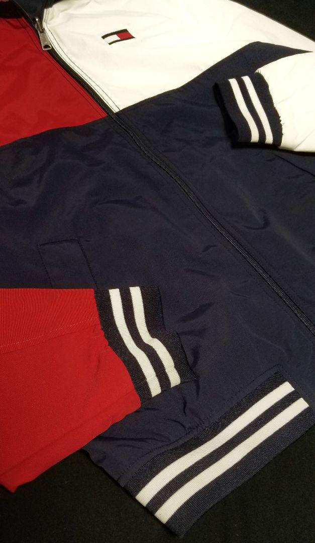 TOMMY リバーシブルブルゾン マルチカラー PnZSY-m38657225072 HILFIGER オーバーサイズ 大得価人気