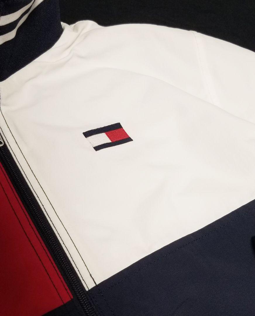 TOMMY リバーシブルブルゾン マルチカラー PnZSY-m38657225072 HILFIGER オーバーサイズ 大得価人気