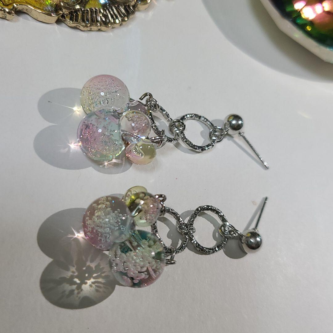 ハンドメイドピアス1600