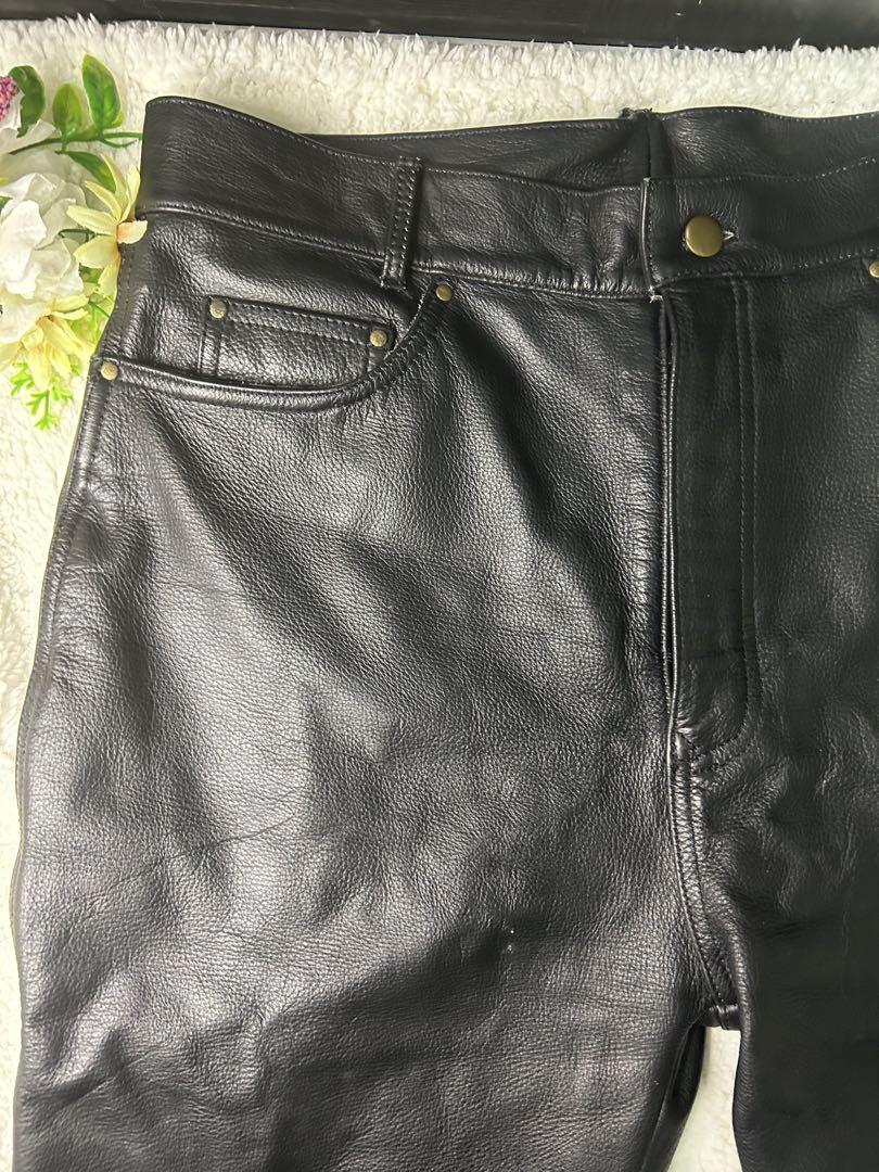 美品　MOTOFIELD サイズ2XL レザーパンツ 本革 革パン