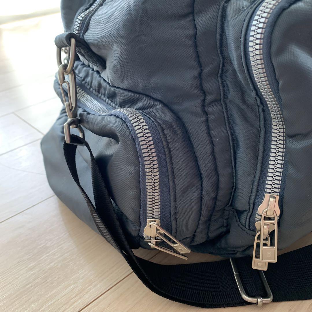 ONOFF オノフ 2way ボストンバッグ ネイビー×レッド ゴルフ 旅行