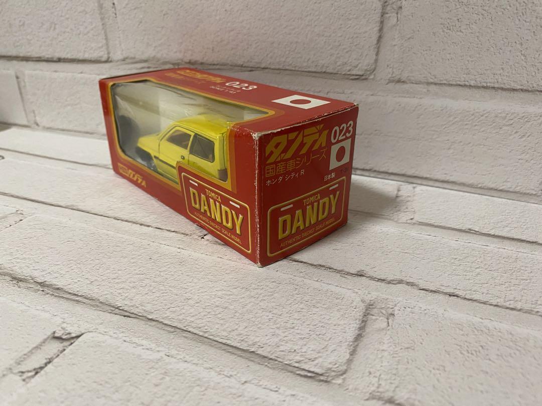 【2台セット販売】　トミカ　ダンディ　ホンダ　シティR 日本製　1/43