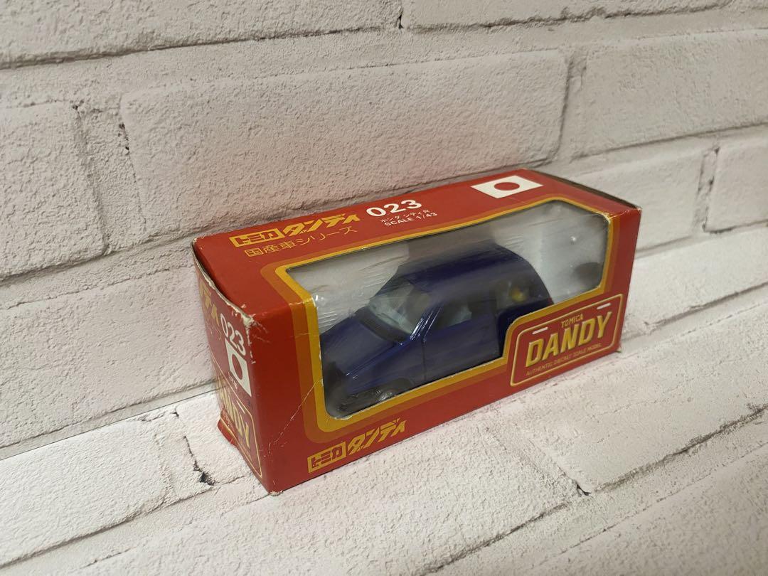 【2台セット販売】　トミカ　ダンディ　ホンダ　シティR 日本製　1/43