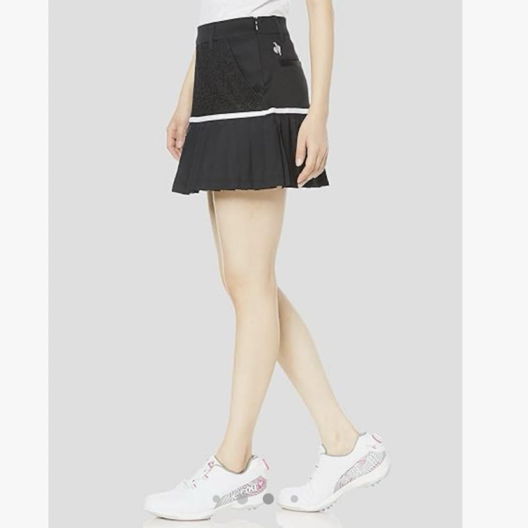 値下しました。ルコックゴルフスカート｜黒｜9号