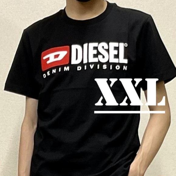 DIESEL　T-shirt　XXL　A14943　VINTAGELOGO黒新品