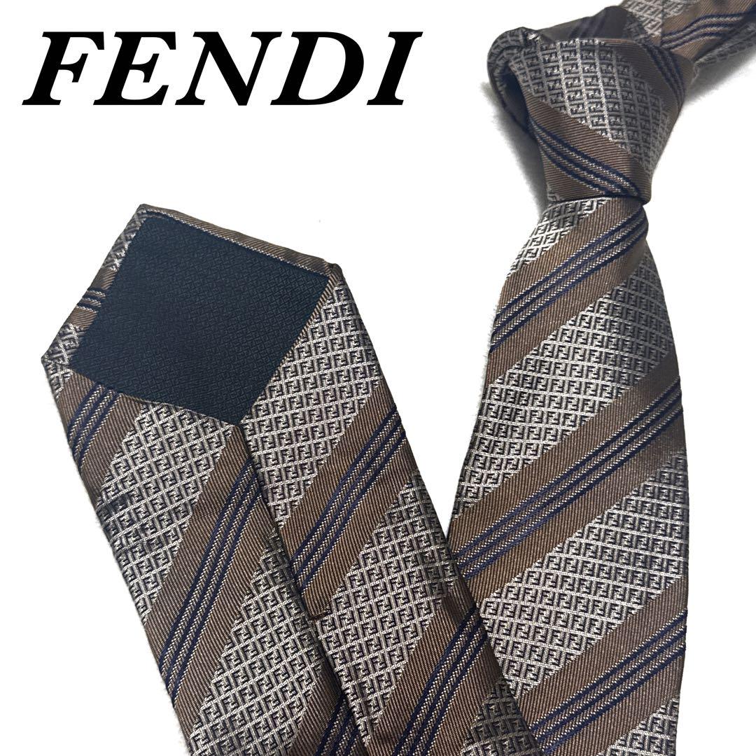 美品】FENDI (フェンディ) ハイブランド/ネクタイ/高級ビジネス