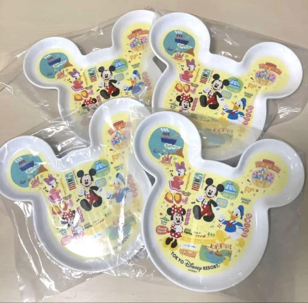 《新品》東京ディズニーランド＊ミッキー＊パーク柄＊スーベニア＊メラミンプレート