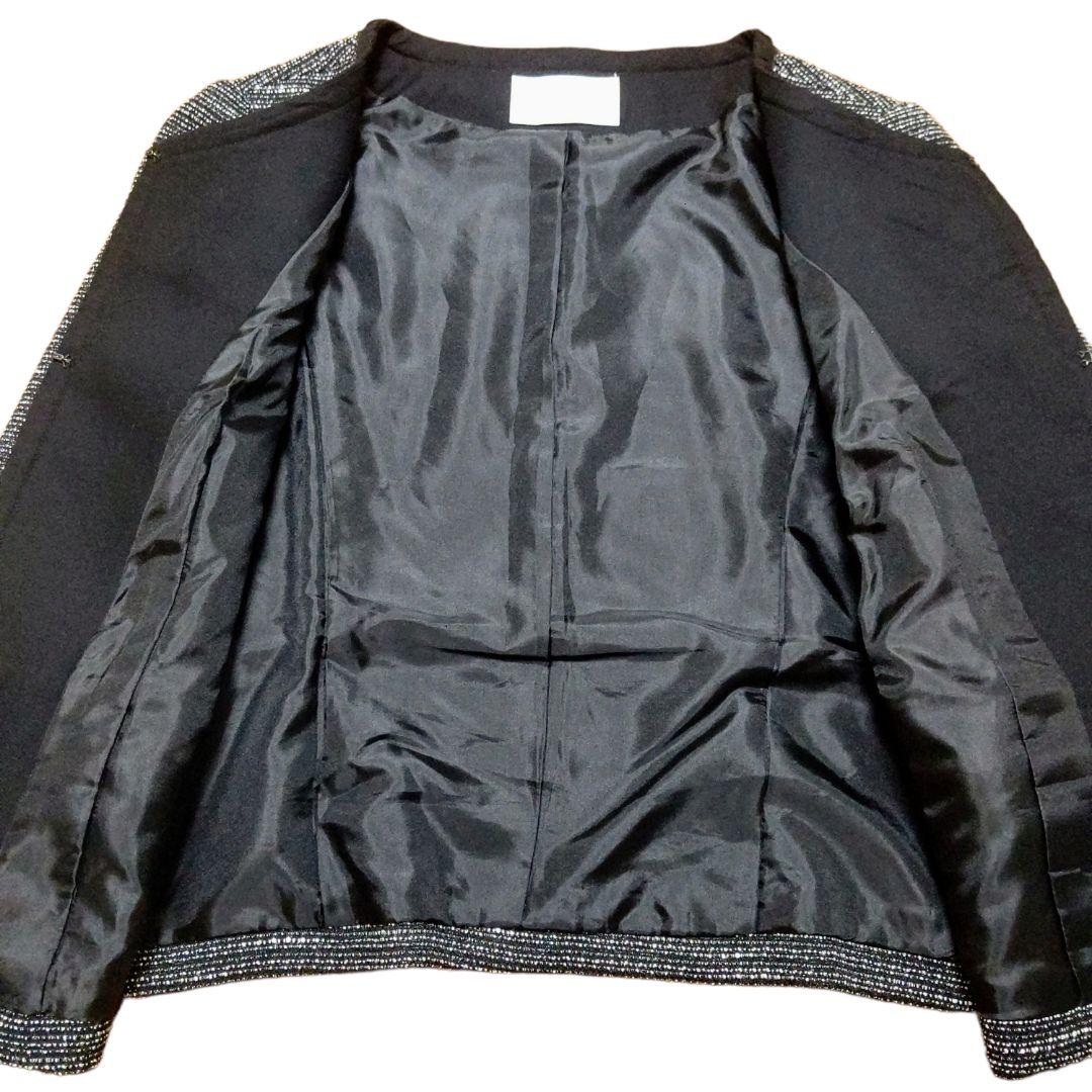 anysis スカートスーツ上下 9号~11号 ノーカラージャケット プリーツ