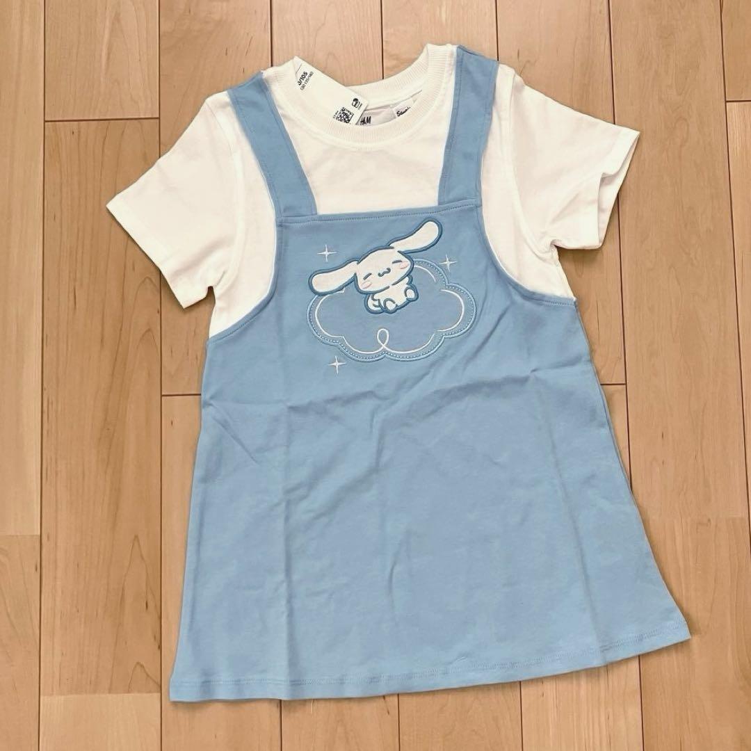 新しいスタイル 新品タグ付き H&M メルカリ - 100/105㎝ ワンピース シナモロール ワンピース