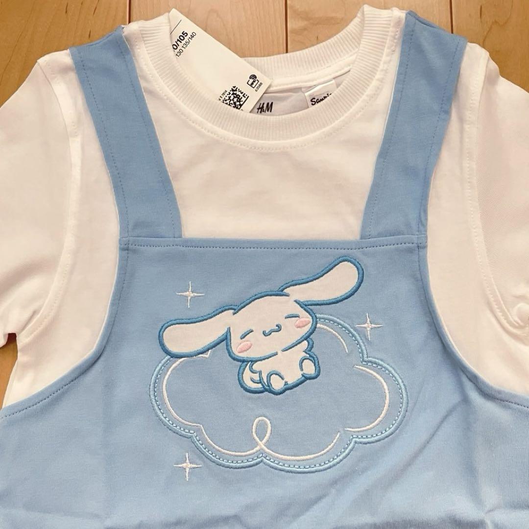 大人気新品  新品タグ付き H&M シナモロール ワンピース 100/105㎝ - メルカリ ワンピース