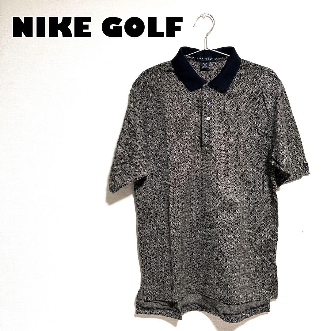 限界価格⭐︎【ヴィンテージ×極美品】NIKE GOLF ポロシャツ 総柄 90s