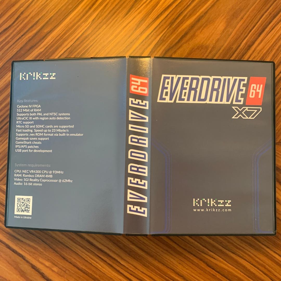 【美品】ニンテンド64 エバードライブ N64 EVERDRIVE64 X7