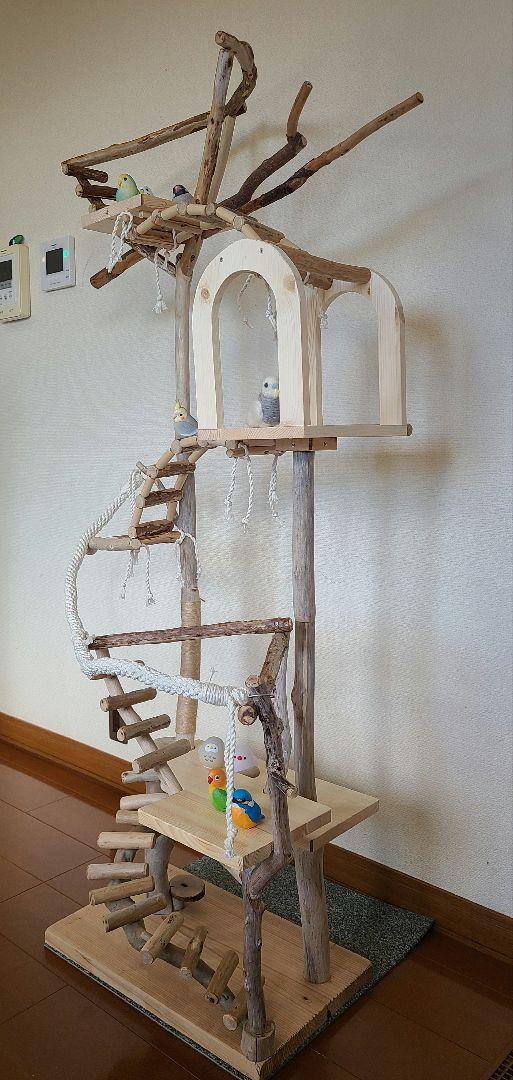 ⑫どりーむばーど＊　オーダーバードアスレチック　ハンドメイド　流木