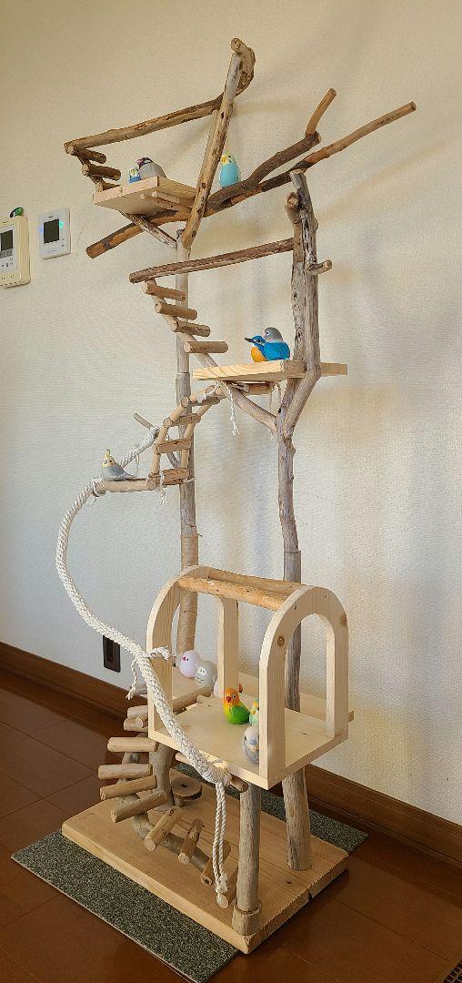⑫どりーむばーど＊　オーダーバードアスレチック　ハンドメイド　流木