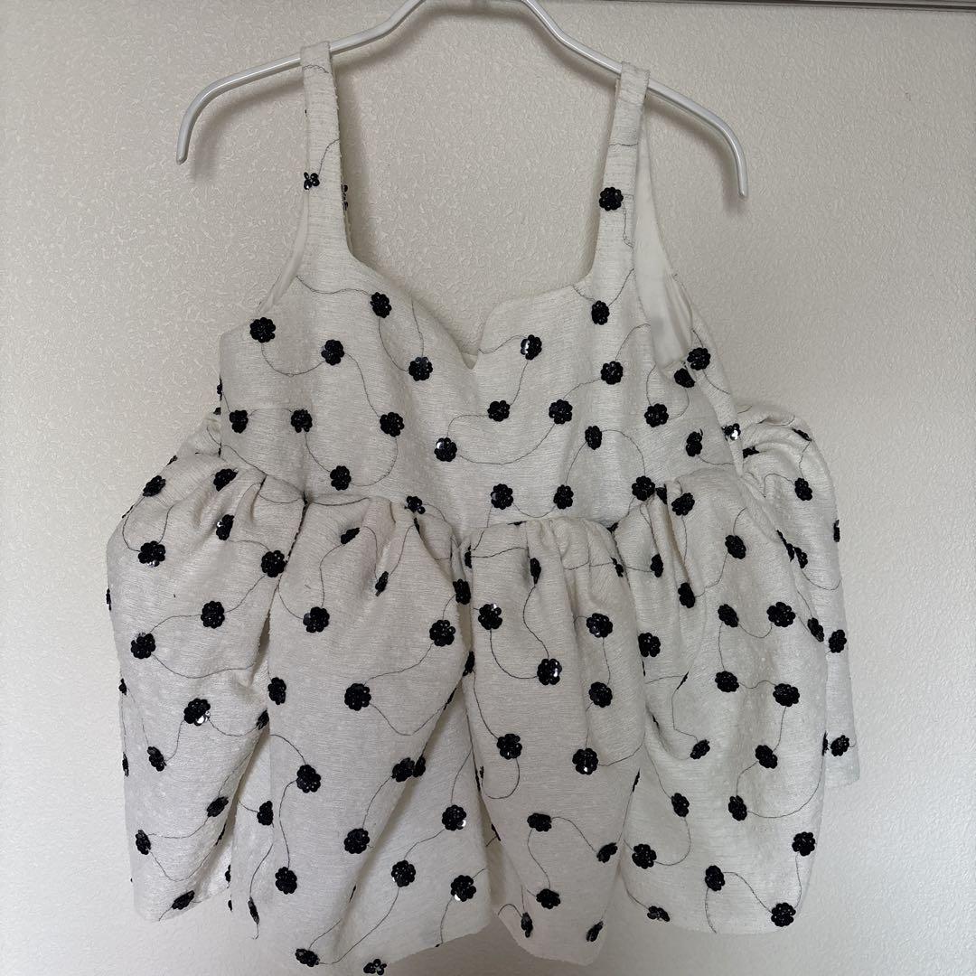 正規品　Bibiy. BIANCA BLOSSOM TOP BIBIY. MADE | BIANCA BLOSSOM TOP WHITE｜Bibiy.