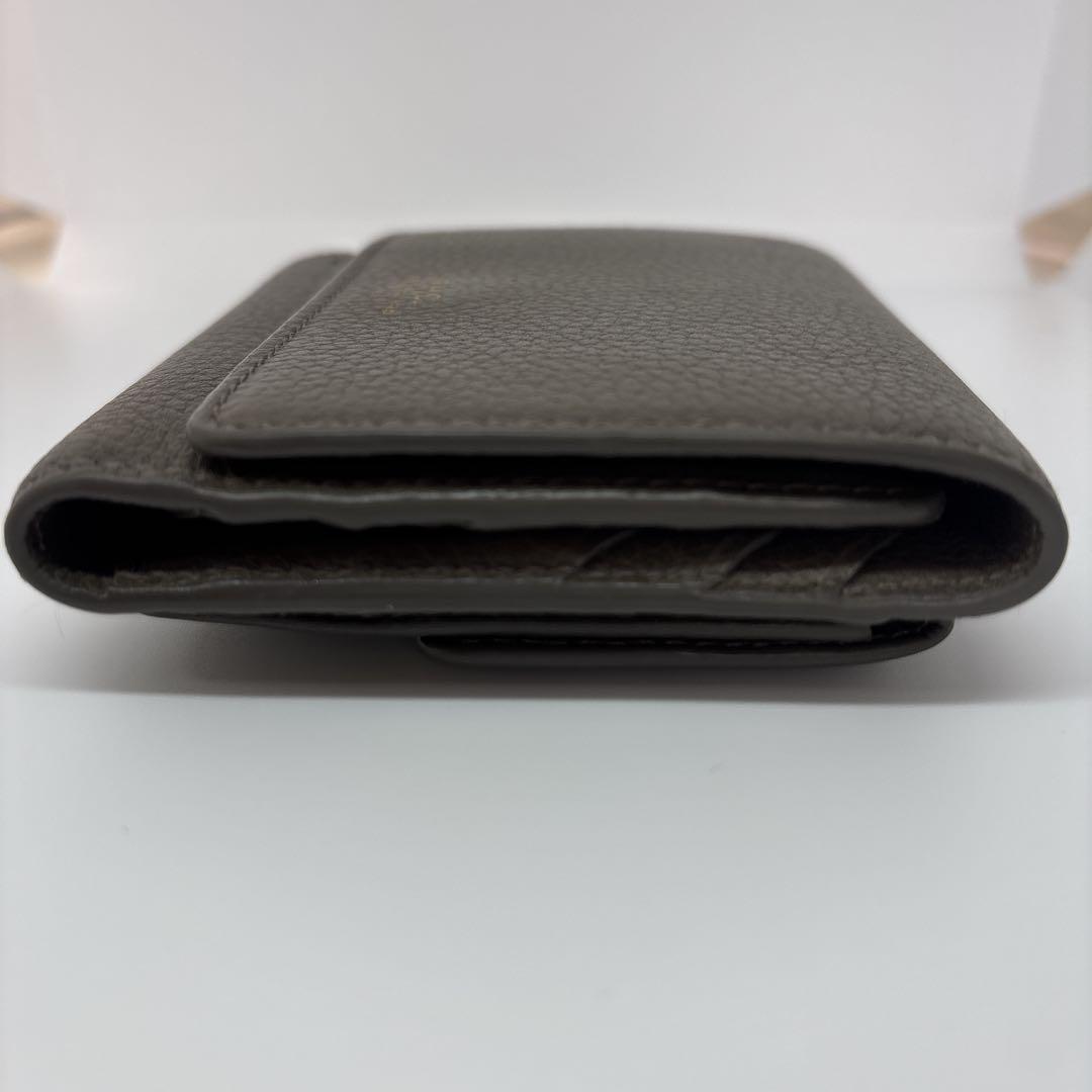 【美品】A.P.C. アーペーセー コンパクトウォレット 三つ折り財布 ロゴ