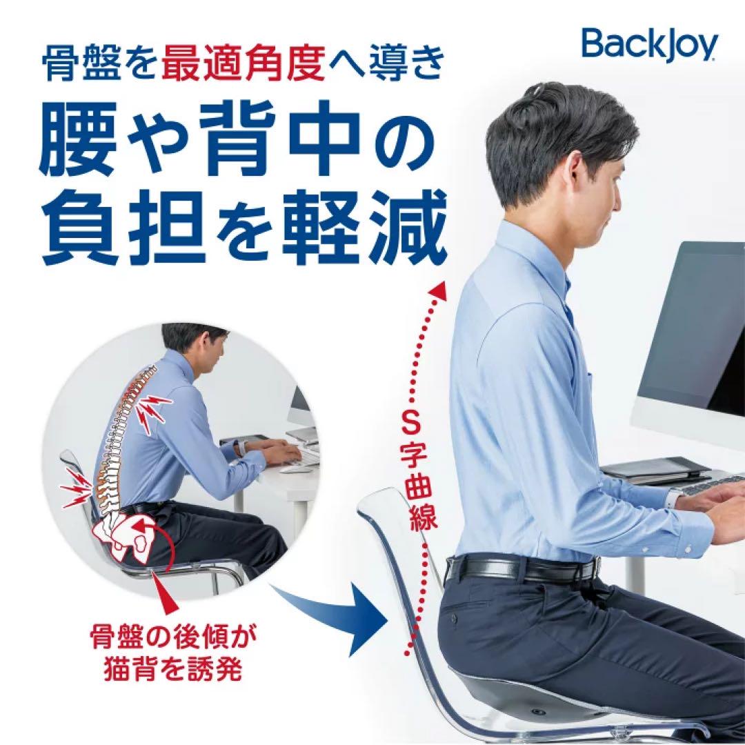 美品✨公式商品《BackJoy》リリーフグリップ　骨盤矯正クッション 2個セット