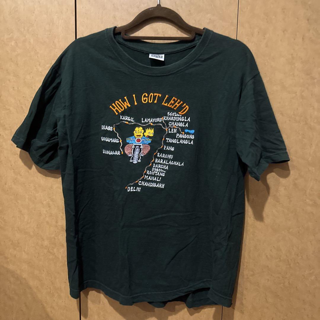 【インド ラダック】HOW I GOT LEH'D Tシャツ Mサイズ