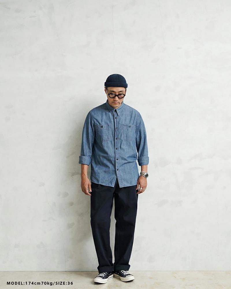 WAIPER ワイパー M-52 ツータック チノトラウザー チノパンツ 黒