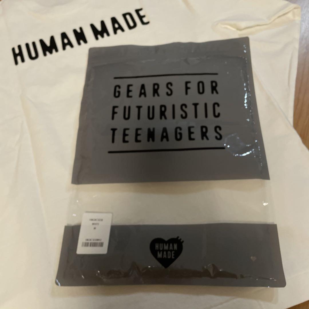 たくや☆HUMAN MADE ☆ホワイト長袖カットソー