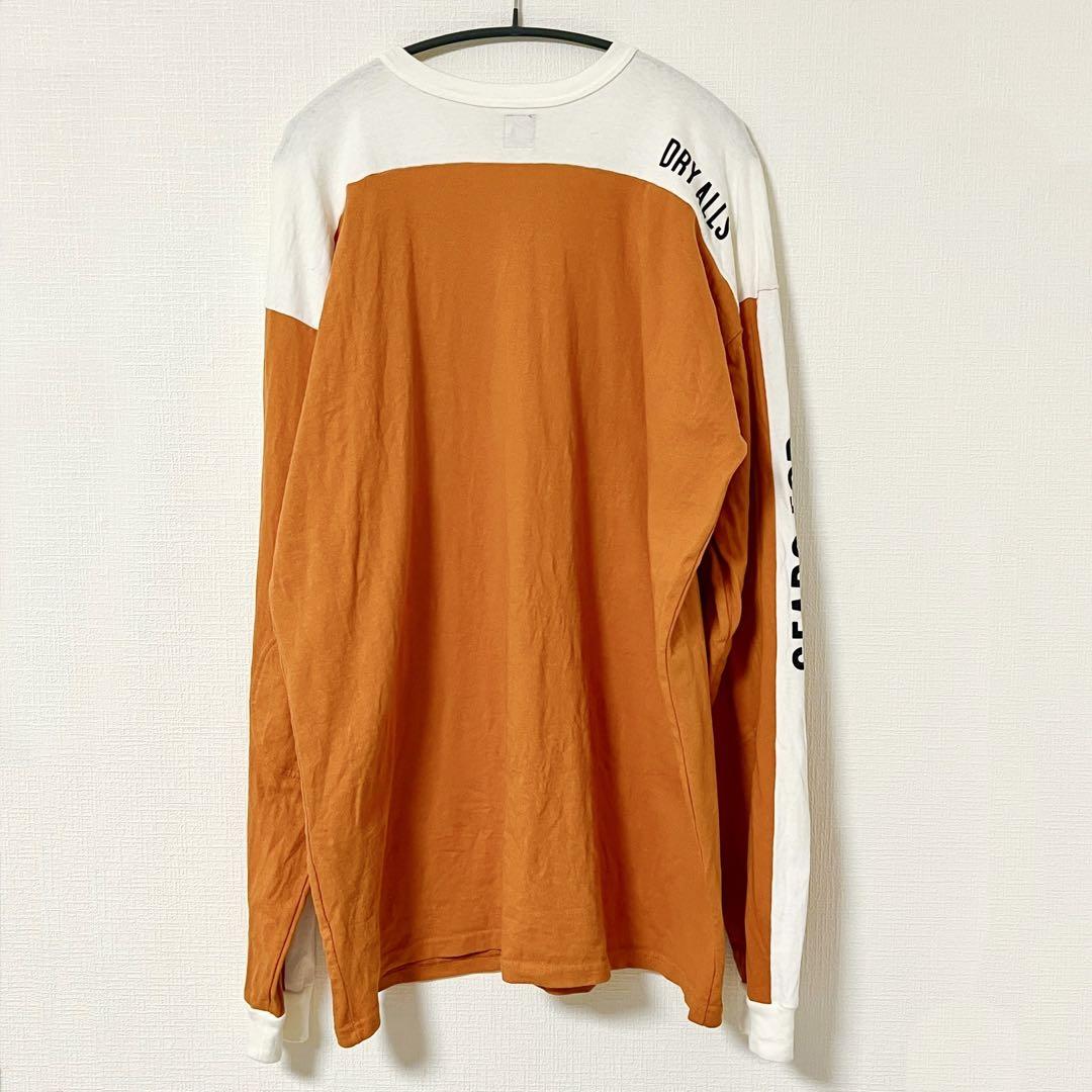 HUMAN MADE Lサイズ 長袖 ロンT メンズ オレンジ トップス