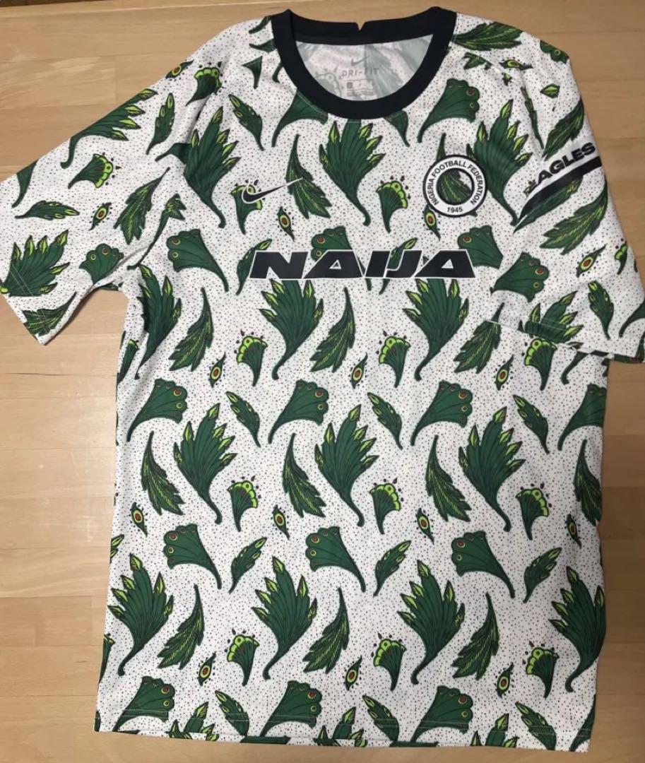 正規品新品☆ナイジェリア代表2020プレマッチユニフォームLサイズNigeria 正規品！ナイジェリア代表2020プレマッチユニフォームLサイズ