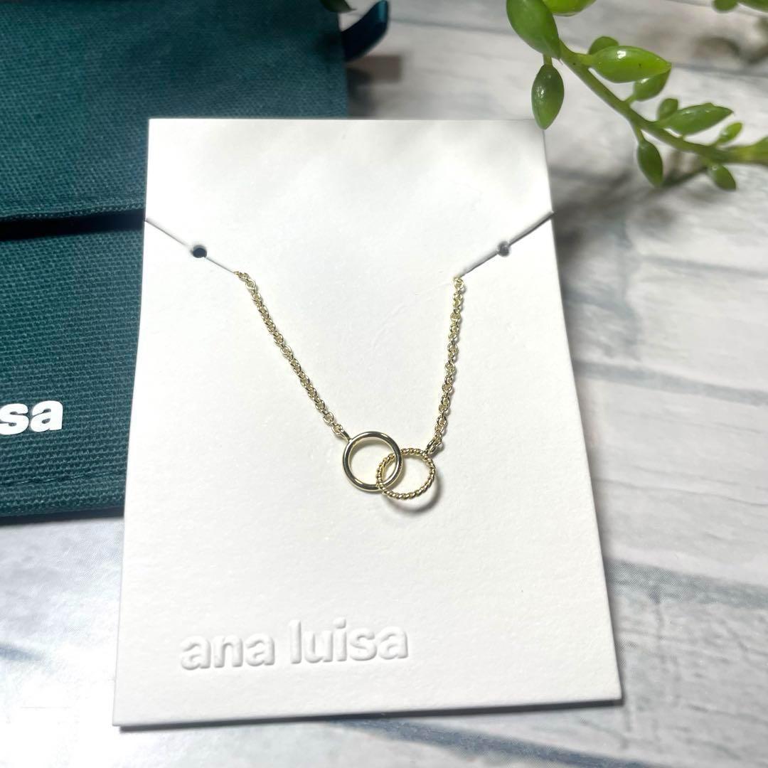 新品☆アナルイサ サークル ネックレス 14K SAM