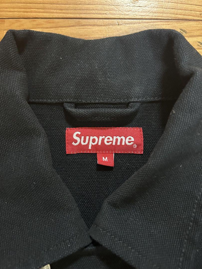 supreme Canvas Clip Jacket black Mサイズ