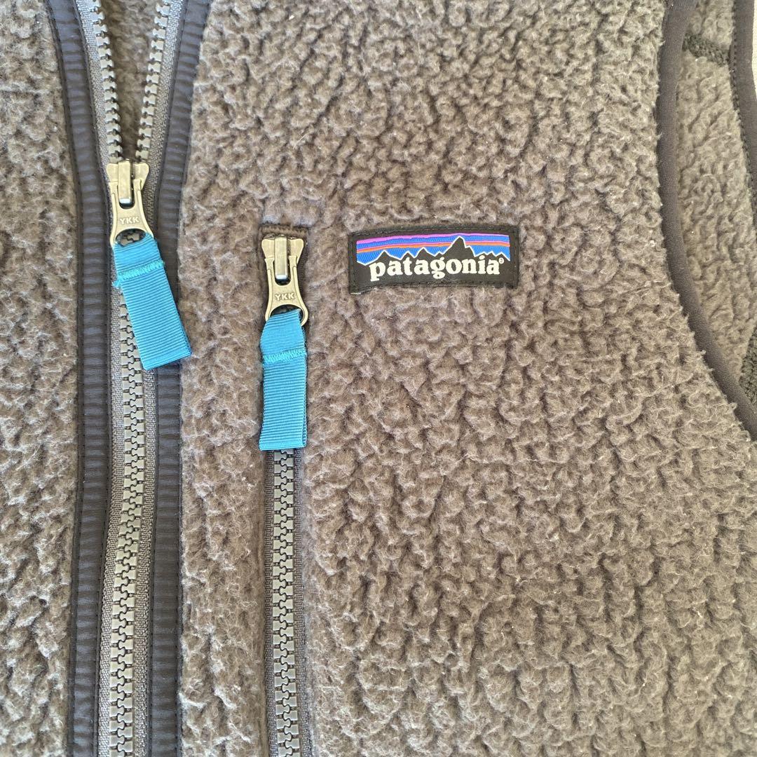 patagonia フリースベスト Sサイズ グレー