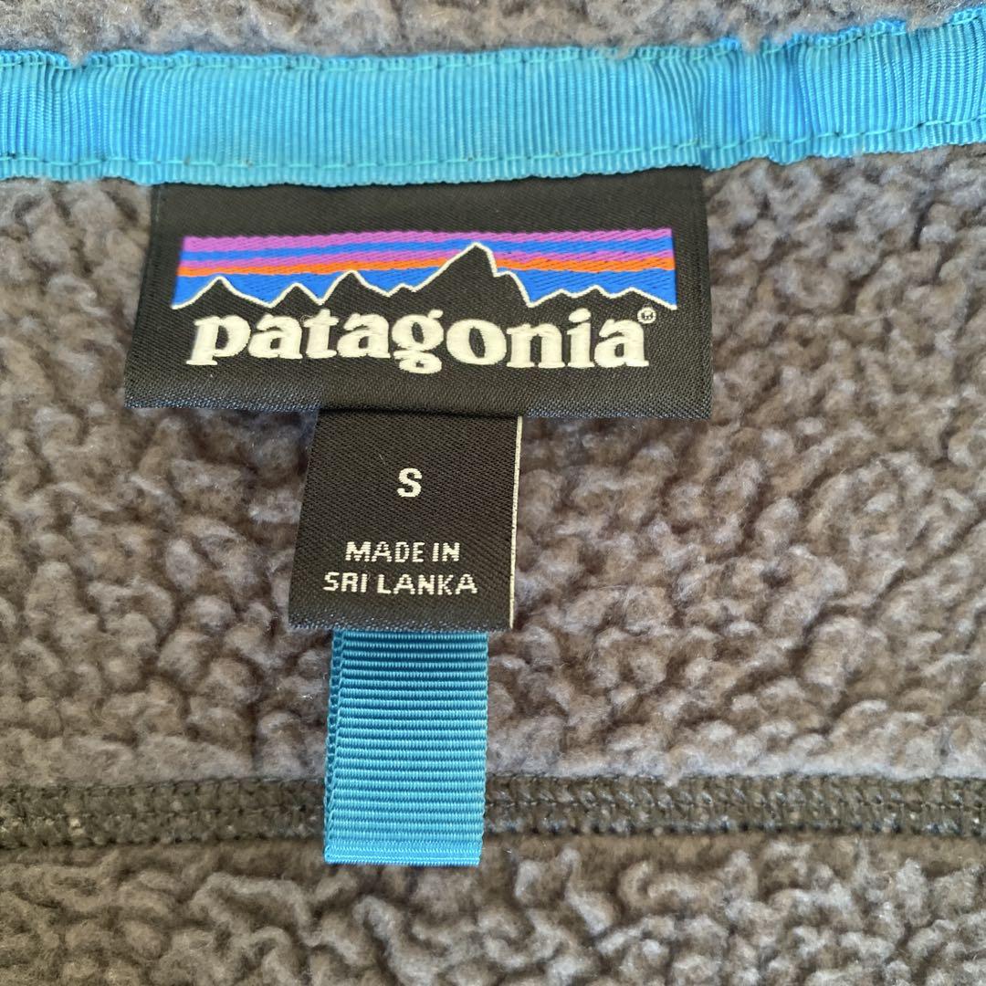 patagonia フリースベスト Sサイズ グレー
