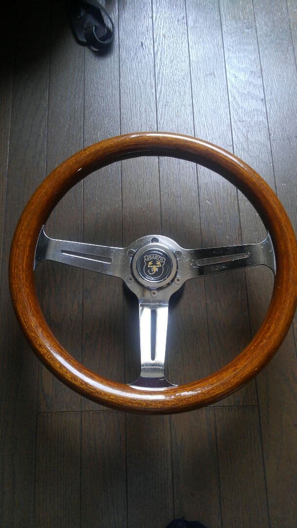 アバルト ホーン ウッドステアリング ボス付き policeproducts.com