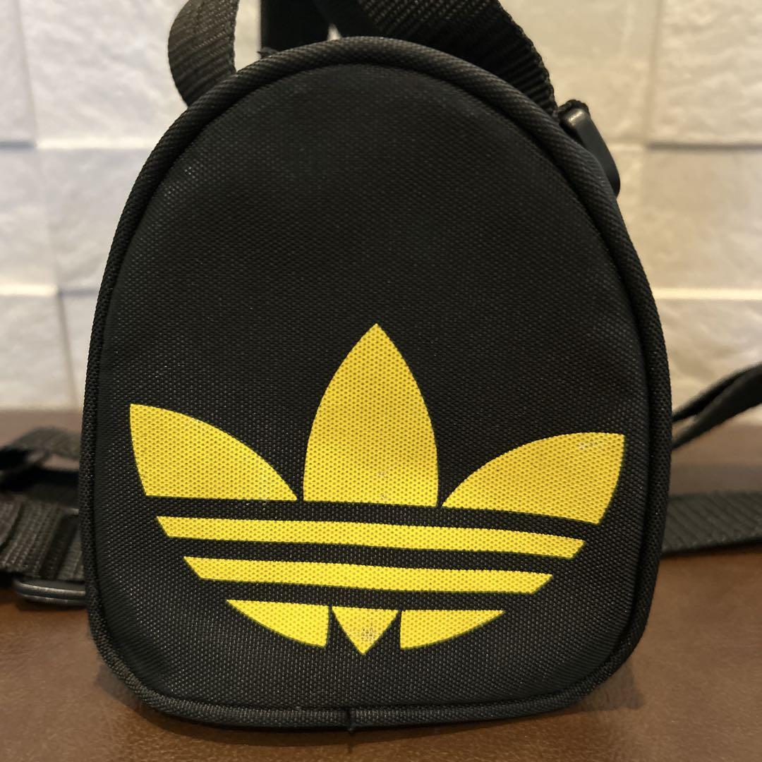adidas デサント製 90s ミニボストン ショルダー 希少 レア 日本