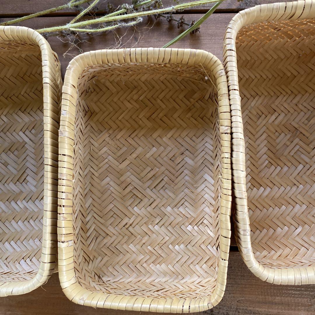 竹細工　弁当箱まとめ売り　道具箱　民芸品