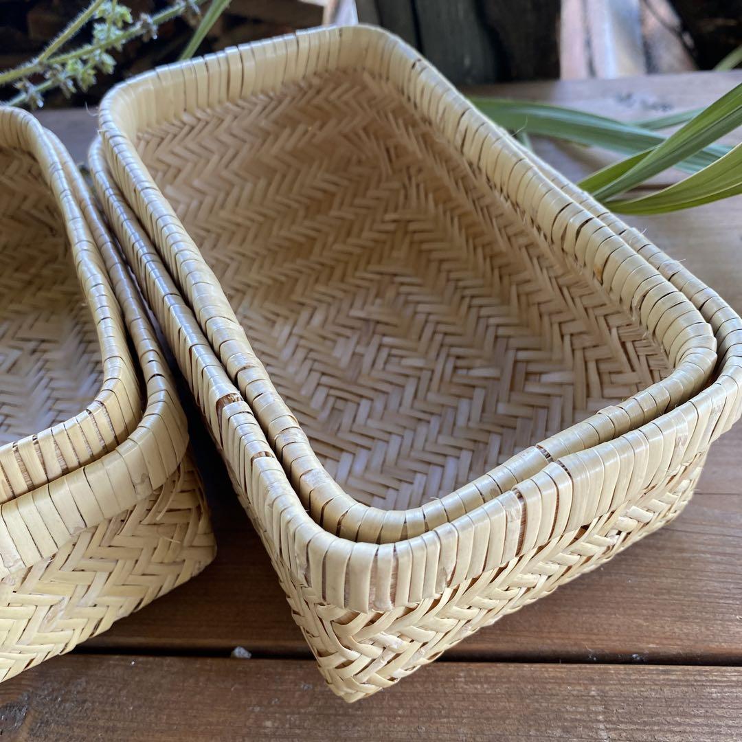 竹細工　弁当箱まとめ売り　道具箱　民芸品